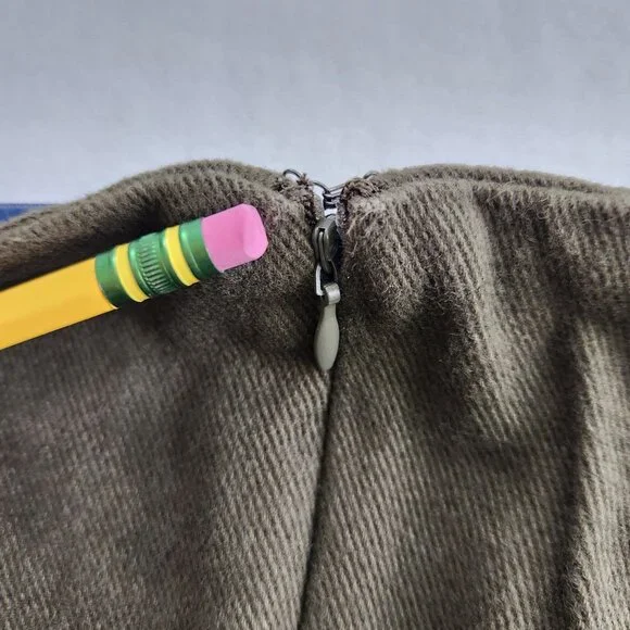 Francesca's Blue Rain Rosie Boho Floral Embroidered Olive Green Mini Skirt XS - Picture 5 of 10